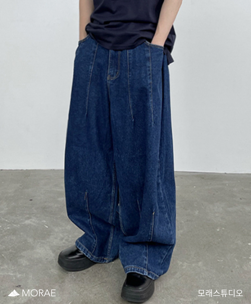 Washed Drape Pants