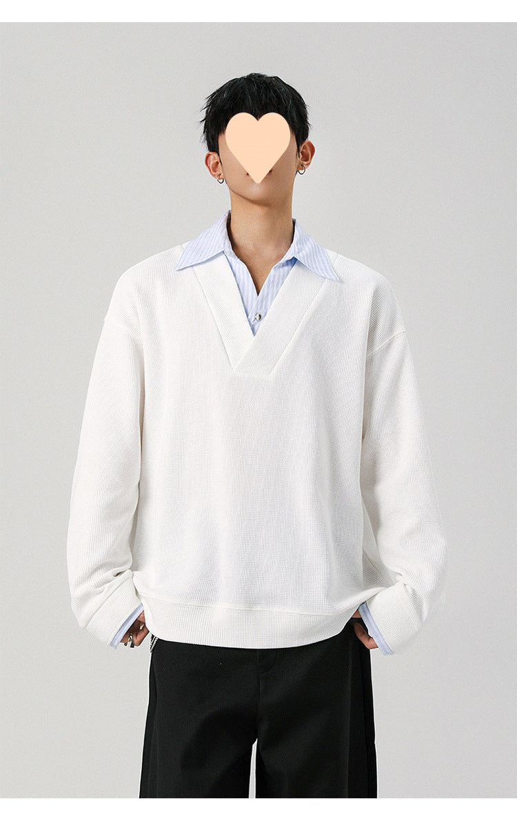 Layered Knit Top