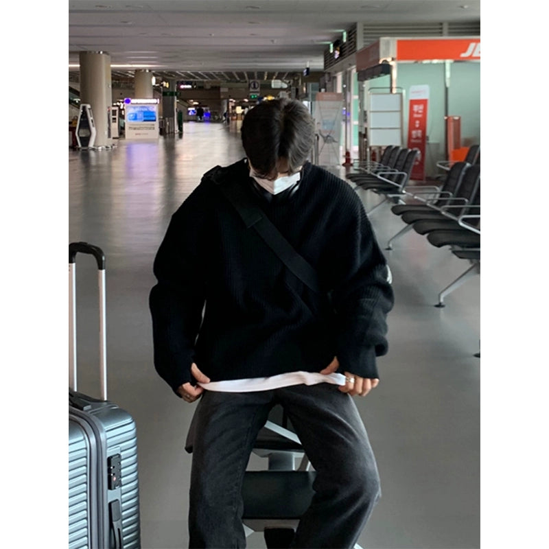 Eune Ribbed Knit Sweater