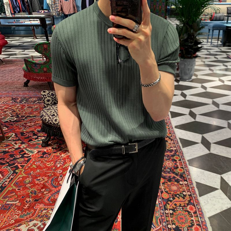 Striped Knit Tee