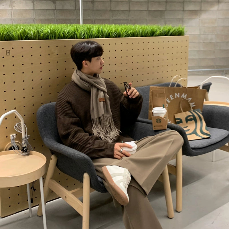 Eune Ribbed Knit Sweater