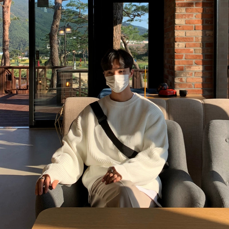 Eune Ribbed Knit Sweater