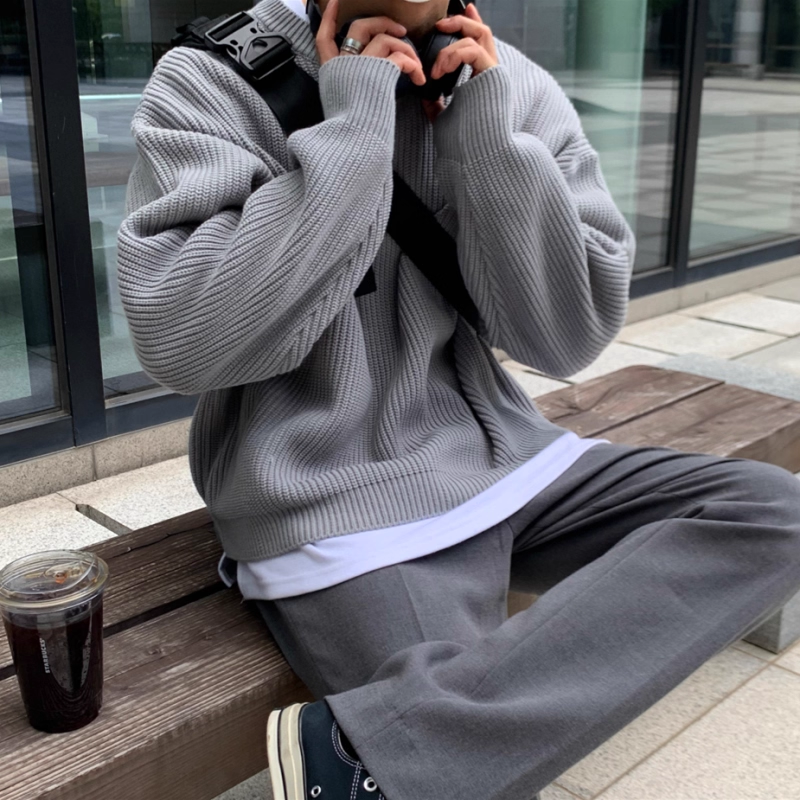 Eune Ribbed Knit Sweater